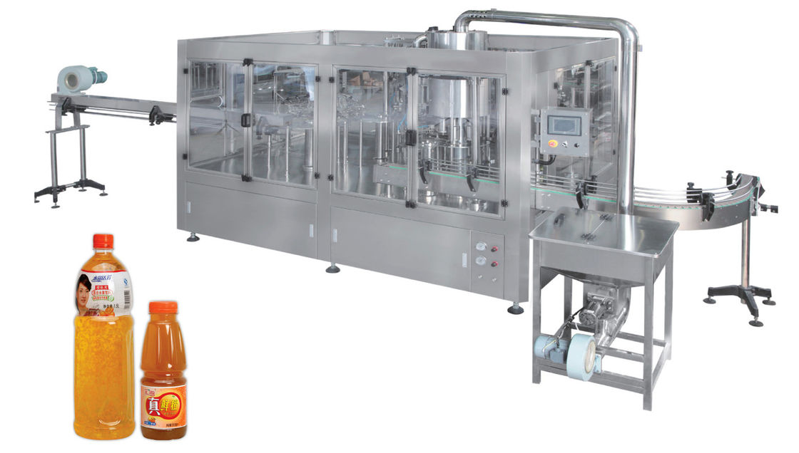 4 in 1 Automatische Vloeibare het Flessenvullenmachine van Monoblock leverancier